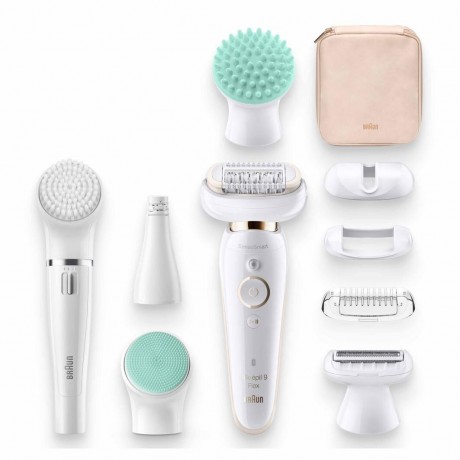 Braun 9 Flex 9300 Beauty-Set, Weiss/Gold 9 Косметический набор Flex 9300, белый/золотой