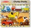 Melissa  Doug Holzklotz-Puzzle Baustelle Пазл из деревянных блоков