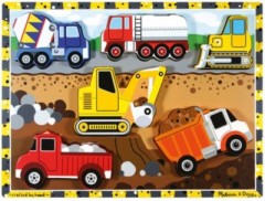 Melissa  Doug Holzklotz-Puzzle Baustelle Пазл из деревянных блоков