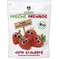 erdbar Bio Freche Freunde 100% Erdbeere 12 г