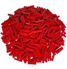 LEGO LEGO Rote Steine 1x6 Hochsteine - Basic Classic  -  3009 Menge 500x LEGO Red Bricks 1x6 High Bricks — Basic Classic — 3009 Количество 500x