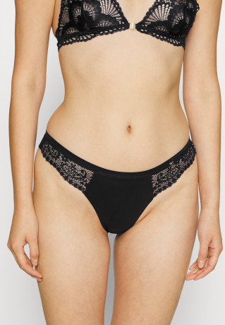 Tommy Hilfiger THONG Thong black ТОНГ стринги черный