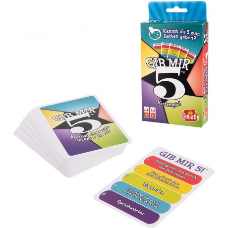 Goliath Name 5 Kartenspiel Назовите колоду карт 5.