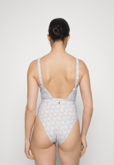 Tommy Hilfiger PLUNGE PRINT Swimsuit white ПРИНТ С ПОГРУЖЕННЫМ ПРИНТОМ Купальник белый