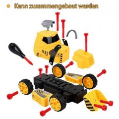 BeebeeRun Bagger Spielzeug 7 in 1 Baustellenfahrzeuge Экскаватор игрушка 7 в 1 строительные машины