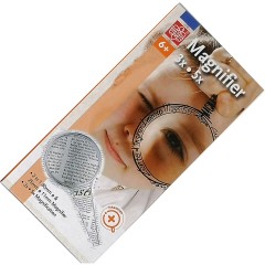 Edu-Toys Acrylhandlupe 80mm + 25mm Lesehilfe Акриловая ручная лупа 80 мм + вспомогательное средство для чтения 25 мм