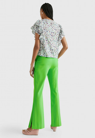 Tommy Hilfiger COASTAL FLORAL REGULAR FIT Blouse coastal floral ditsy spring lime COASTAL FLORAL REGULAR FIT Блуза прибрежный цветочный дитси весенний лайм