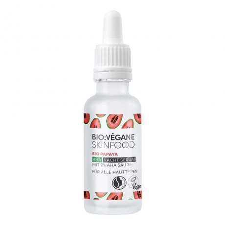 BIO:VEGANE SKINFOOD Papaya 24h AHA Serum 30ml Папайя 24-часовая сыворотка с AHA-кислотами 30 мл