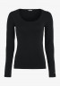 Tommy Hilfiger LANGARM Long sleeved top schwarz LONG SLEEVE Топ с длинными рукавами черный