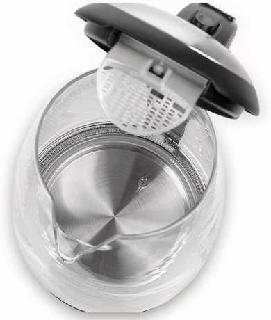Tristar Tristar Wasserkocher WK-3502 LED Teekocher 1,7 Liter Elektrisch, 2200,00 W, Wasserstandsanzeige, LED Beleuctung, Edelstahl, Glas Чайник Tristar WK-3502 LED заварка 1,7 л электрический, 2200,00 Вт, индикатор уровня воды, светодиодная подсветка, не