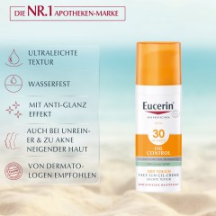 Eucerin Sun Gel-Creme Oil Contr.Anti-Gl.Eff.LSF 30  Sun Gel-Creme Oil Contr.Anti-Gl.Eff.SPF 30