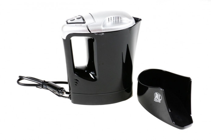 All Ride All Ride Reise-Wasserkocher LKW Wohnwagen, 300 W, 24 Volt Wasserkocher mit Halterung  Чайник для путешествий All Ride Travel Caravan, 300 Вт, 24 В, чайник с держателем