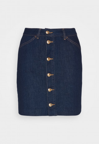 Tommy Hilfiger SKIRT NALA Mini skirt dark blue denim ЮБКА НАЛА Мини-юбка темно-синий деним