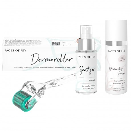FACES OF FEY Microneedling Set Haarachstum  Набор для микроигольчатого роста волос