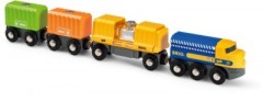 BRIO Guterzug mit drei Waggons Товарный поезд с тремя вагонами