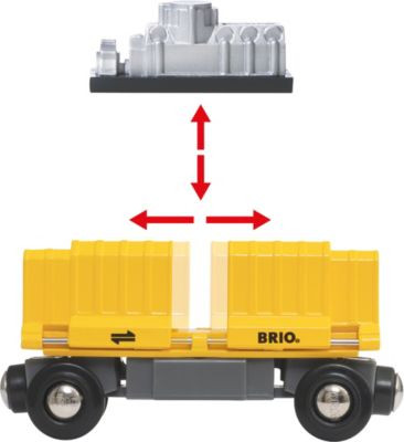 BRIO Guterzug mit drei Waggons Товарный поезд с тремя вагонами