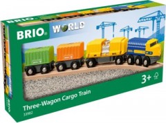 BRIO Guterzug mit drei Waggons Товарный поезд с тремя вагонами