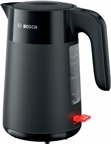 BOSCH BOSCH Wasserkocher MyMoment TWK2M163, 1,7 l, 2400 W, Abschaltautomatik, Tassenanzeige, Schwarz matt  Чайник BOSCH MyMoment TWK2M163, 1,7 л, 2400 Вт, автоотключение, дисплей чашки, черный матовый