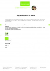 Krauterhaus Sanct Bernhardt Organic White Tea Pai Mu Tan 100 g