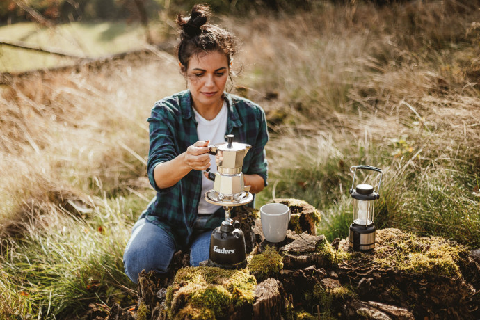 Enders Enders Gaskocher Olymp, Campingkocher 1,4 kW Kartuschen Gaskocher Газовая плита Enders Olymp, походная плита, картриджная газовая плита мощностью 1,4 кВт