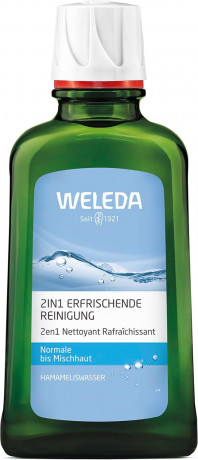 Weleda Organic Refreshing 2-in-1 Cleanser and Toner Оживляющий тоник для лица, 100 мл