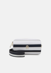Tommy Hilfiger ICONIC TOMMY CAMERA BAG Across body bag breton stripes mix ICONIC TOMMY CAMERA BAG Сумка через плечо Сочетание бретонских полосок