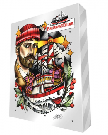 Fisherman's Friend Adventskalender 2025 Адвент календарь 2025, 24 пакетика со свежими пастилками, 575 г