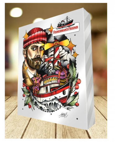 Fisherman's Friend Adventskalender 2025 Адвент календарь 2025, 24 пакетика со свежими пастилками, 575 г