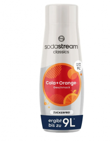 SodaStream Cola+Orange 440ml x 3stk, Сироп для напитков Кола-апельсин Набор 3 шт х 440 мл 