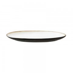 Bitz Bitz Gastro black / cream Platte oval 36x25 cm Блюдо Bitz Gastro черное/кремовое овальное 36x25 см