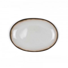 Bitz Bitz Gastro black / cream Platte oval 36x25 cm Блюдо Bitz Gastro черное/кремовое овальное 36x25 см