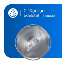 exquisit exquisit Stabmixer MS 3003 wei, 400 W  Погружной блендер exquisit MS 3003 белый, 400 Вт