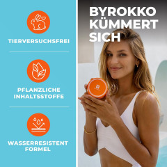Byrokko Braunungsbeschleuniger Creme shine brown mit Beta Carotin, Крем-ускоритель загара для придания сияния загару, с бета-каротином, 210 мл