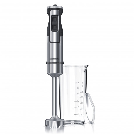Arendo Arendo Stabmixer, 1000 W, Edelstahl Purierstab mit Messbecher, Handmixer, stufenlose Regelung, Arendo Stabmixer mit starkem 1000 Watt Motor inkl. Messbeser  Ручной блендер Arendo, 1000 Вт, очищающий стержень из нержавеющей стали с мерным стаканом,