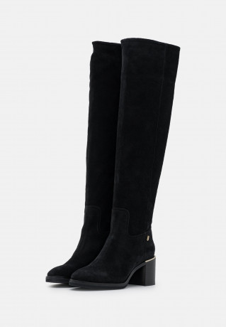 Tommy Hilfiger BELT BOOT Over-the-knee boots black BELT BOOT Сапоги выше колена черный
