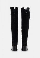 Tommy Hilfiger BELT BOOT Over-the-knee boots black BELT BOOT Сапоги выше колена черный