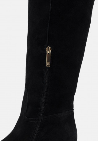 Tommy Hilfiger BELT BOOT Over-the-knee boots black BELT BOOT Сапоги выше колена черный