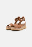 Tommy Hilfiger LOW WEDGE  Espadrilles summer cognac НИЗКАЯ КЛЕТКА Эспадрильи летний коньяк