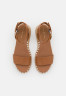 Tommy Hilfiger LOW WEDGE  Espadrilles summer cognac НИЗКАЯ КЛЕТКА Эспадрильи летний коньяк