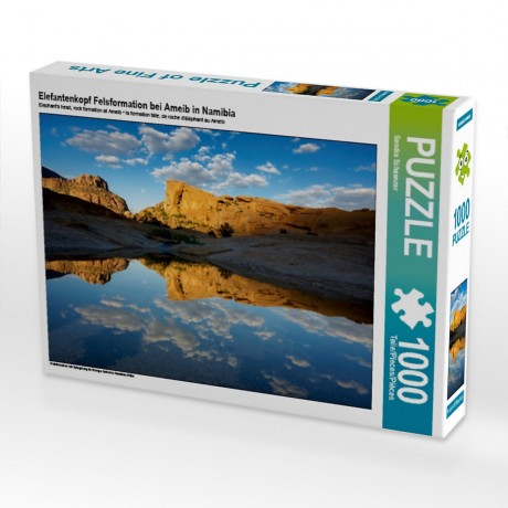 CALVENDO Puzzle CALVENDO Puzzle Elefantenkopf Felsformation bei Ameib in Namibia Пазл CALVENDO Puzzle Голова слона Скальное образование возле Амейба в Намибии