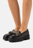 Tommy Hilfiger CHAIN CHUNKY LOAFER Slip-ons black ЛОФЕРЫ НА ЦЕПОЧКЕ Слипоны черный