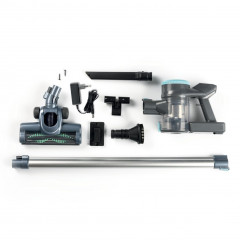 CLEANmaxx CLEANmaxx Akku-Hand-und Stielstaubsauger anthrazit/blau 22,2V  Беспроводной ручной пылесос CLEANmaxx антрацит/синий 22,2 В