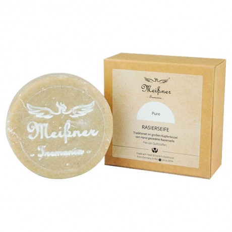 Meissner Tremonia Rasierseife, Kartonschachtel Pure Мыло для бритья, картонная коробка Pure