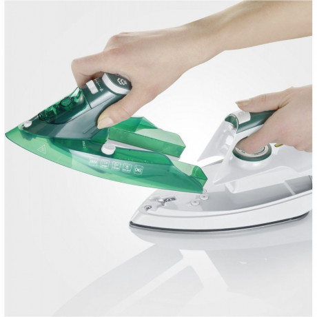 Severin Severin Dampfbugeleisen BA 3261 Dampfbugeleisen weiss/grun, 2400 W Паровой утюг Severin BA 3261 паровой утюг белый/зеленый, 2400 Вт