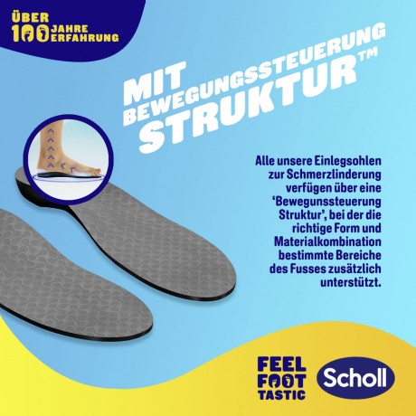 SCHOLL In-Balance Einlagen bei Plantar Fasziitis Gr. M 40-42, 1 St, Шолль Ортопедические стельки при плантарном фасциите, размер M 40-42, 1 пара
