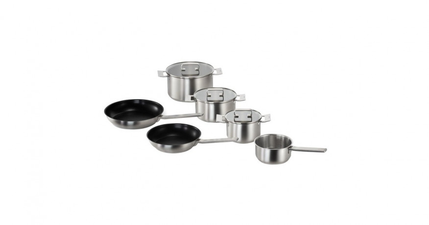 Siemens Siemens Topf-Set HZ9SE060 edelstahl, 6-teilig, fur Induktion edelstahl Набор кастрюль Siemens HZ9SE060 нержавеющая сталь, 6 предметов, для индукции