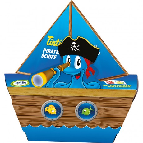 TINTI Piratenschiff mit 4 x Badespass Пиратский корабль с 4 развлечениями для купания