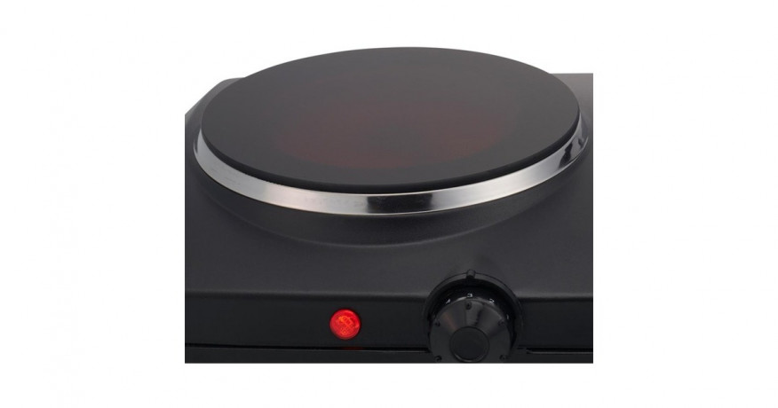 Princess Princess Glaskeramik-Doppelkochplatte 303021 schwarz schwarz Стеклокерамическая двойная конфорка Princess 303021 черная