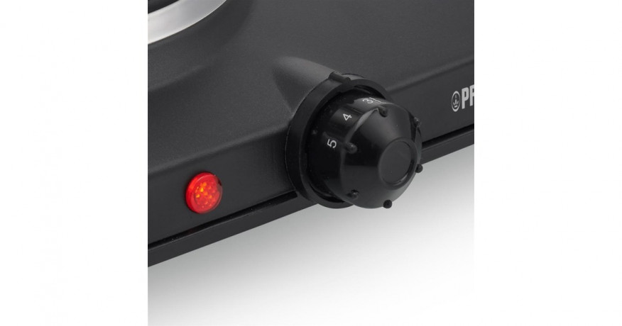 Princess Princess Glaskeramik-Doppelkochplatte 303021 schwarz schwarz Стеклокерамическая двойная конфорка Princess 303021 черная