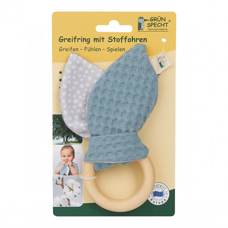 Grunspecht Greifring mit Stoffohren Хэндрим с тканевыми ушками